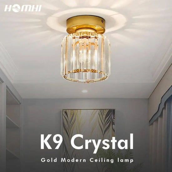 Cristal De Verre: Plafonnier Stylé Luminaire Chambre