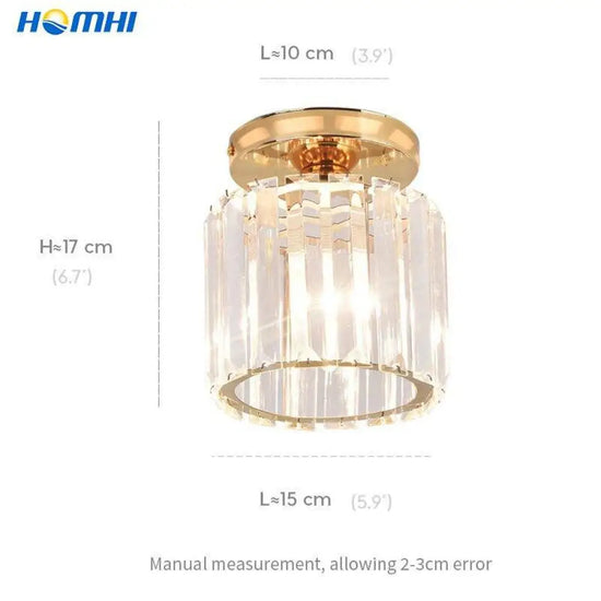 Cristal De Verre: Plafonnier Stylé Luminaire Chambre