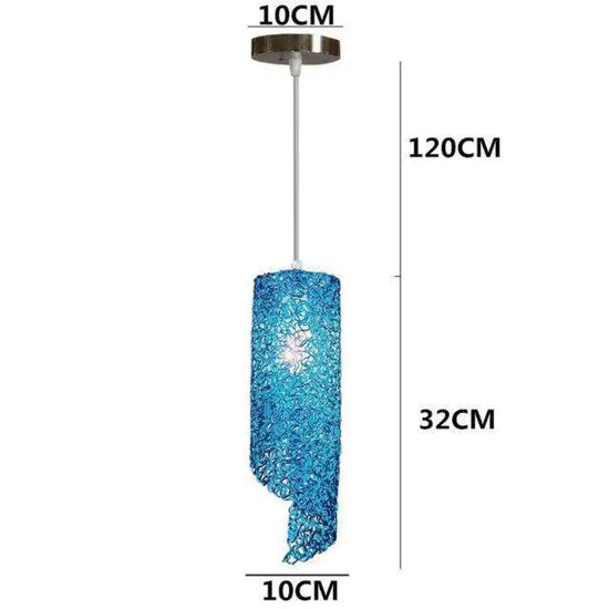 Cylindre Led Couleur Home Bleu Luminaire Chambre