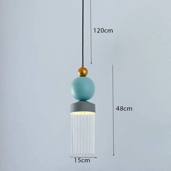 Design Créatif De Suspensions Colorées B / Froide Luminaire Chambre