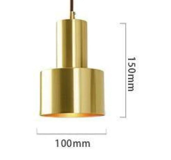 Design De Suspension Dorée Européenne Luminaire Chambre