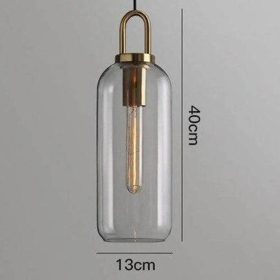 Design Suspension Boule En Verre B - 50Cm Luminaire Chambre