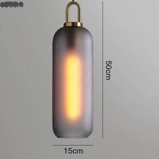 Design Suspension Boule En Verre D - 50Cm Luminaire Chambre