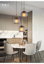 Design Suspension Boule En Verre Luminaire Chambre