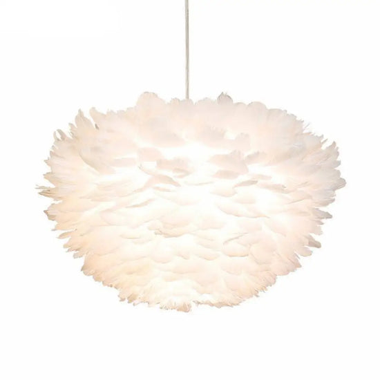 Fleur Lumineuse Led Suspension Blanche Luminaire Chambre