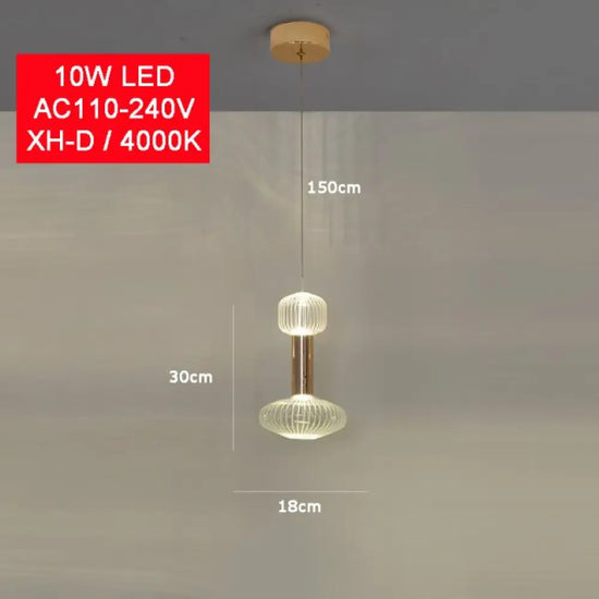 Florina Led Suspension Verre Moderne D Luminaire Chambre