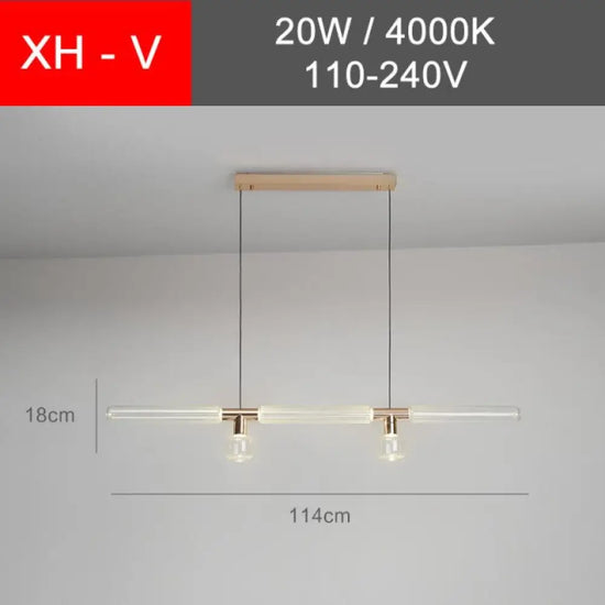Florina Led Suspension Verre Moderne V Luminaire Chambre
