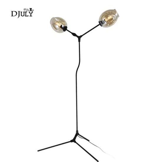 Lampadaire Design À Deux Globes Verre Luminaire Chambre