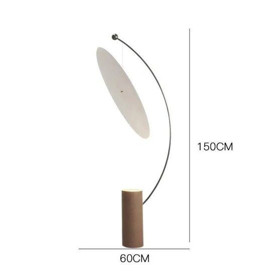 Lampadaire Led Art Moderne Arrondi Luminaire Chambre
