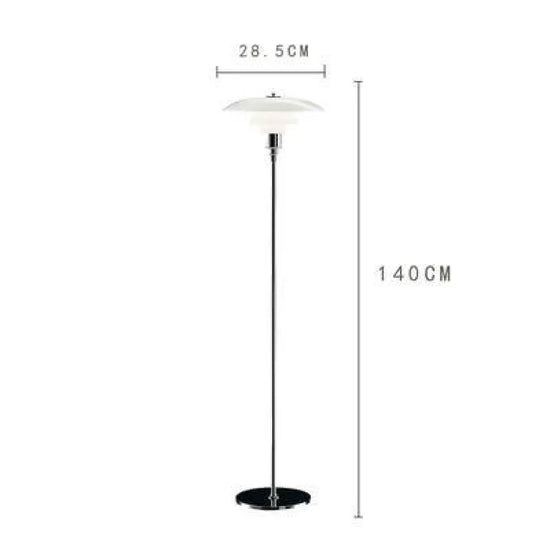 Lampadaire Led Design Noir Ou Chromé B / Chromé Luminaire Chambre