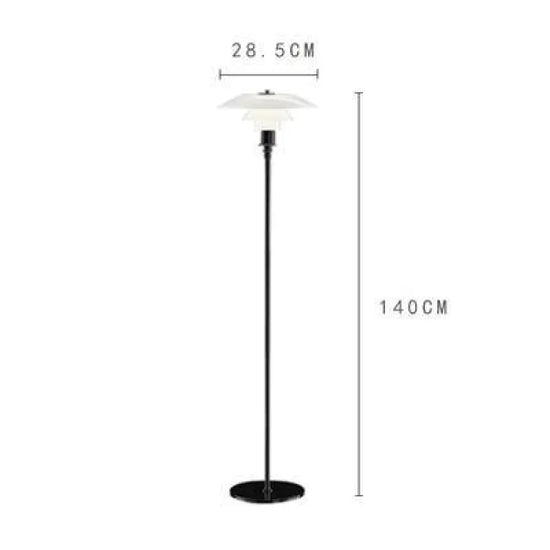 Lampadaire Led Design Noir Ou Chromé B / Noir Luminaire Chambre