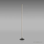 Lampadaire Led Lucien Minimaliste Design Luminaire Doré
