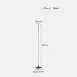 Lampadaire Led Lucien Minimaliste Design Luminaire Doré