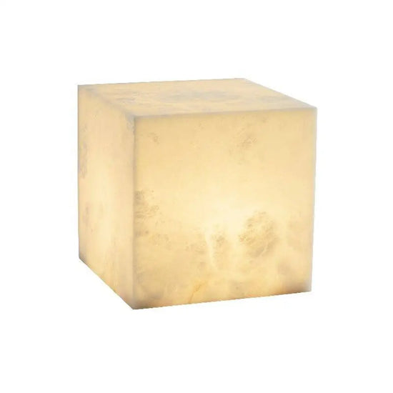 Lampe Cube Led En Marbre Design Luminaire Chambre