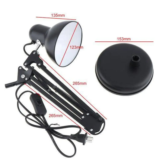 Lampe De Bureau Led Articulée A / Socle Arrondi Luminaire Chambre