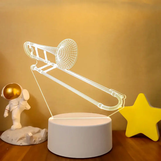 Lampe de chevet 3D LED Musicale