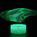 Lampe De Chevet 3D Tactile Moto