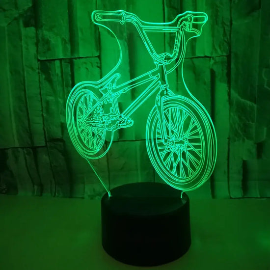 Lampe de chevet 3D Tactile Vélo