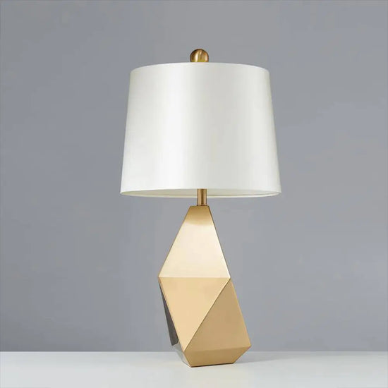 Lampe De Chevet Dorée Géométrique Luminaire Chambre