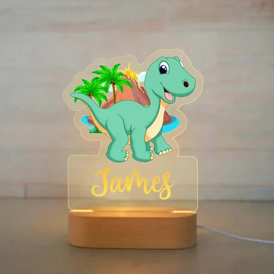 Lampe de Chevet Personnalisée Animaux pour Enfants