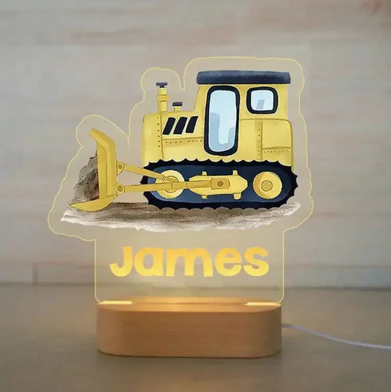 Lampe de Chevet Personnalisée Animaux pour Enfants