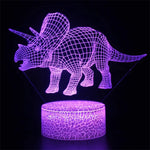 Lampe de chevet USB 3D Dinosaures