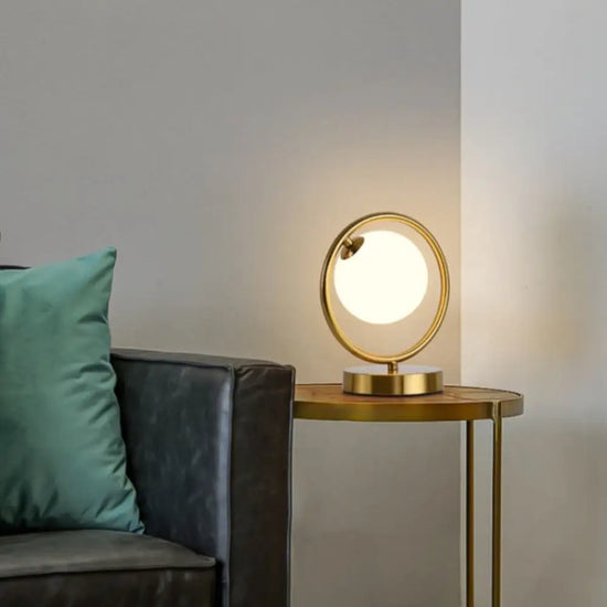 Lampe Design Led Dorée Nuria Luminaire Chambre