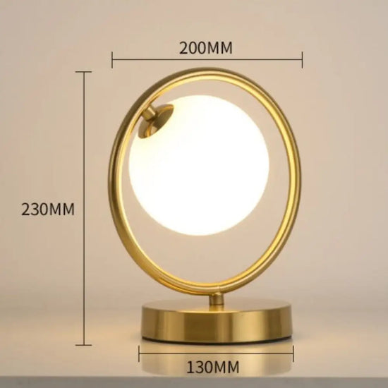 Lampe Design Led Dorée Nuria Luminaire Chambre