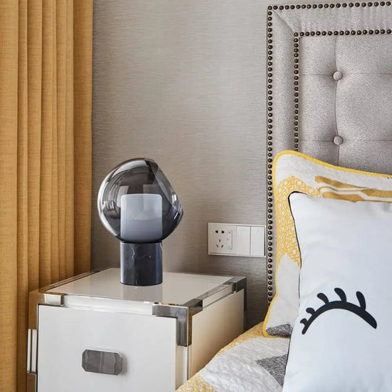 Lampe Design Led Marbre Luxe Luminaire Chambre