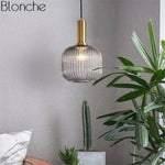 Lampe En Verre Coloré Et Or Fumé Luminaire Doré