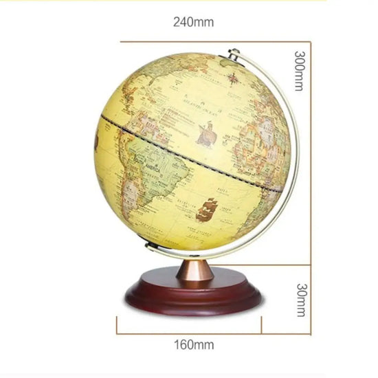 Lampe Globe Terrestre Led Chevet Luminaire Chambre