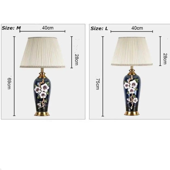 Lampe Led Céramique Style Japonais Luminaire Chambre