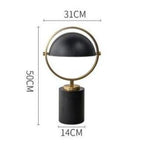 Lampe Led Design Cercle Or Noir Luminaire Chambre