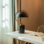 Lampe Led Design Cercle Or Noir Luminaire Chambre