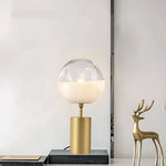 Lampe Led Design Cylindre Doré Rui Luminaire Doré