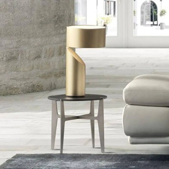 Lampe Led Design Cylindrique Métal Luminaire Chambre