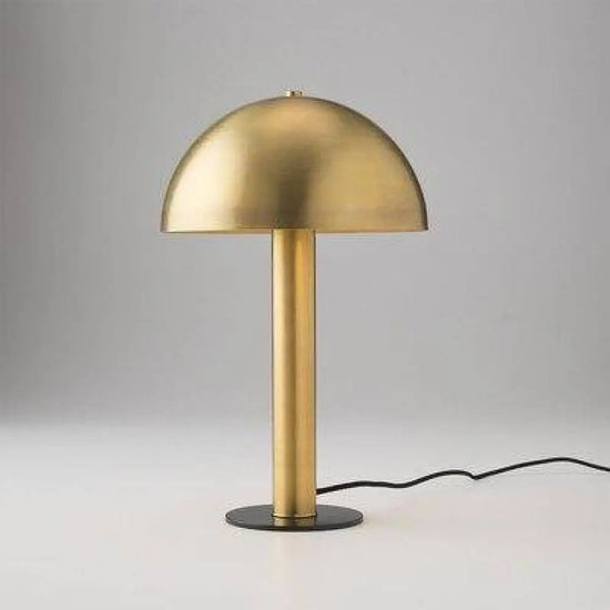 Lampe Led Design En Métal Mushroom Doré Luminaire Chambre
