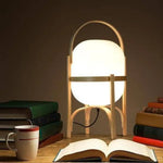 Lampe Led Japonaise En Bois Luminaire Chambre