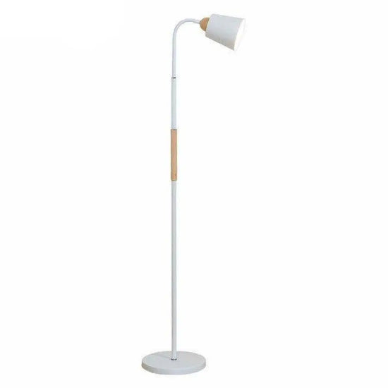 Lampe Led Moderne Métal Bois Blanc Luminaire Chambre