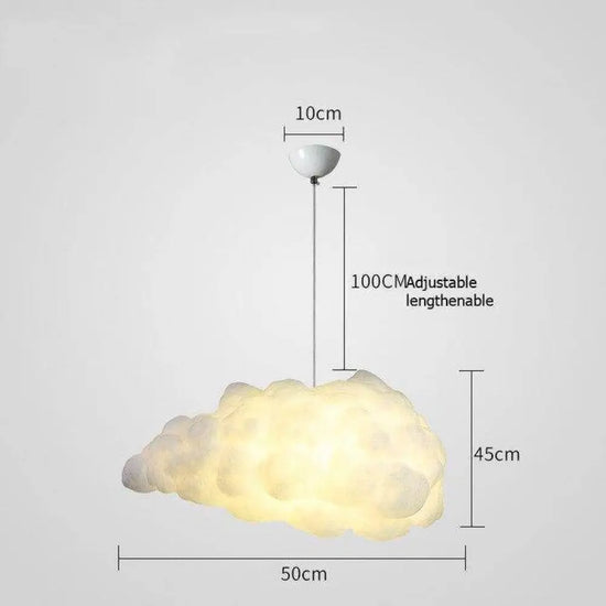 Lampe Led Nuage Moderne Enfant B / 50Cm Luminaire Chambre
