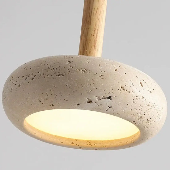 Lampe LED Suspendue en Pierre