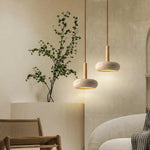 Lampe LED Suspendue en Pierre