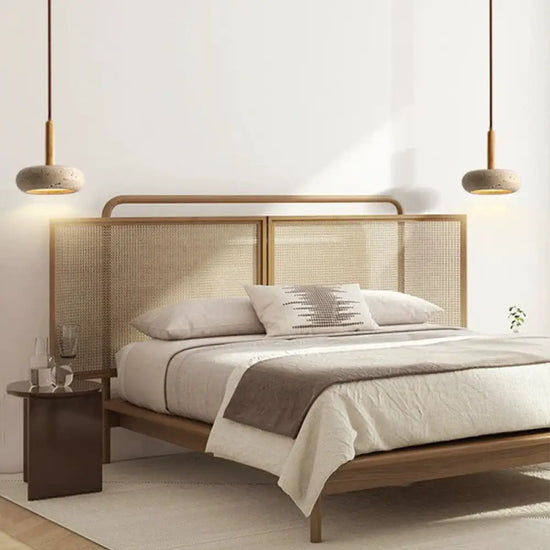 Lampe LED Suspendue en Pierre
