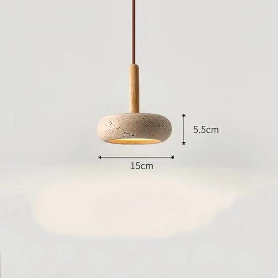 Lampe LED Suspendue en Pierre