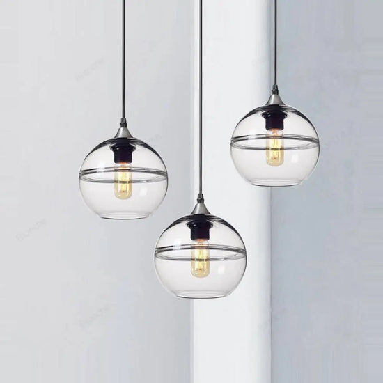 Lampe Led Suspendue En Verre Hang Luminaire Chambre