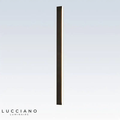 Lange buitenmuur lamp met design