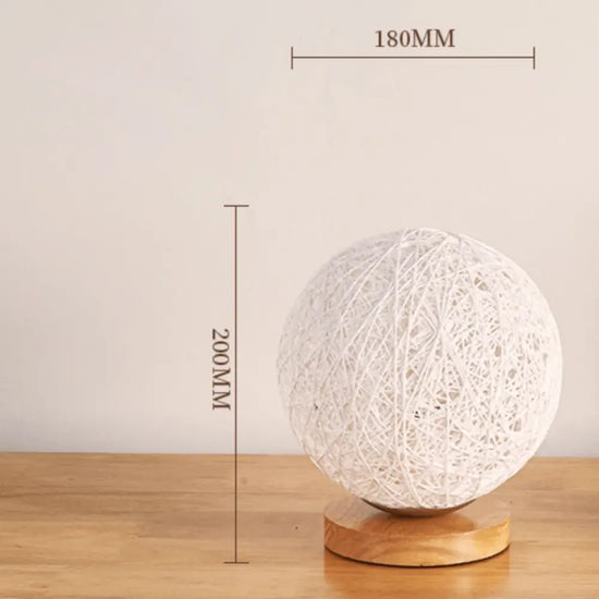 Lampe Posée Led Bois Et Tissu Luminaire Chambre