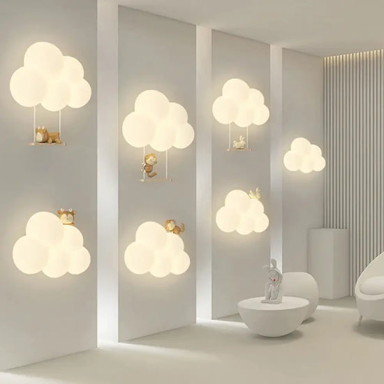 Lampe Singe Enfantine Douce Lumière Applique Murale Chambre