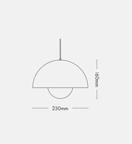 Lampe suspendue au design nordique moderne