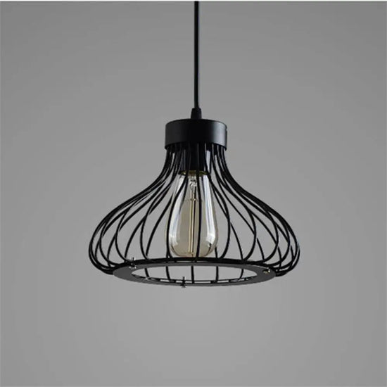 Lampe Suspendue Industrielle En Cage Luminaire Chambre